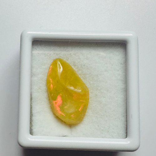 FIRE OPAL ORANGE FREE FORM  17MMx10MM  4.04CTS image 1