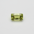 Natural peridot baguette gemstone 5x3mm