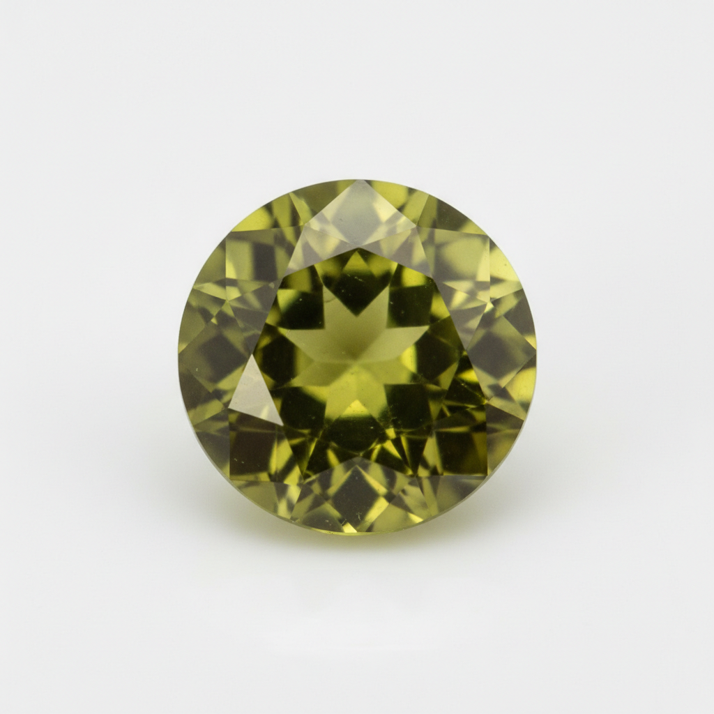 Natural peridot round gemstone 5mm