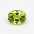 Natural peridot oval gemstone 6x4mm