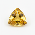 Natural Citrine Trillion 6x6mm golden yellow gemstone