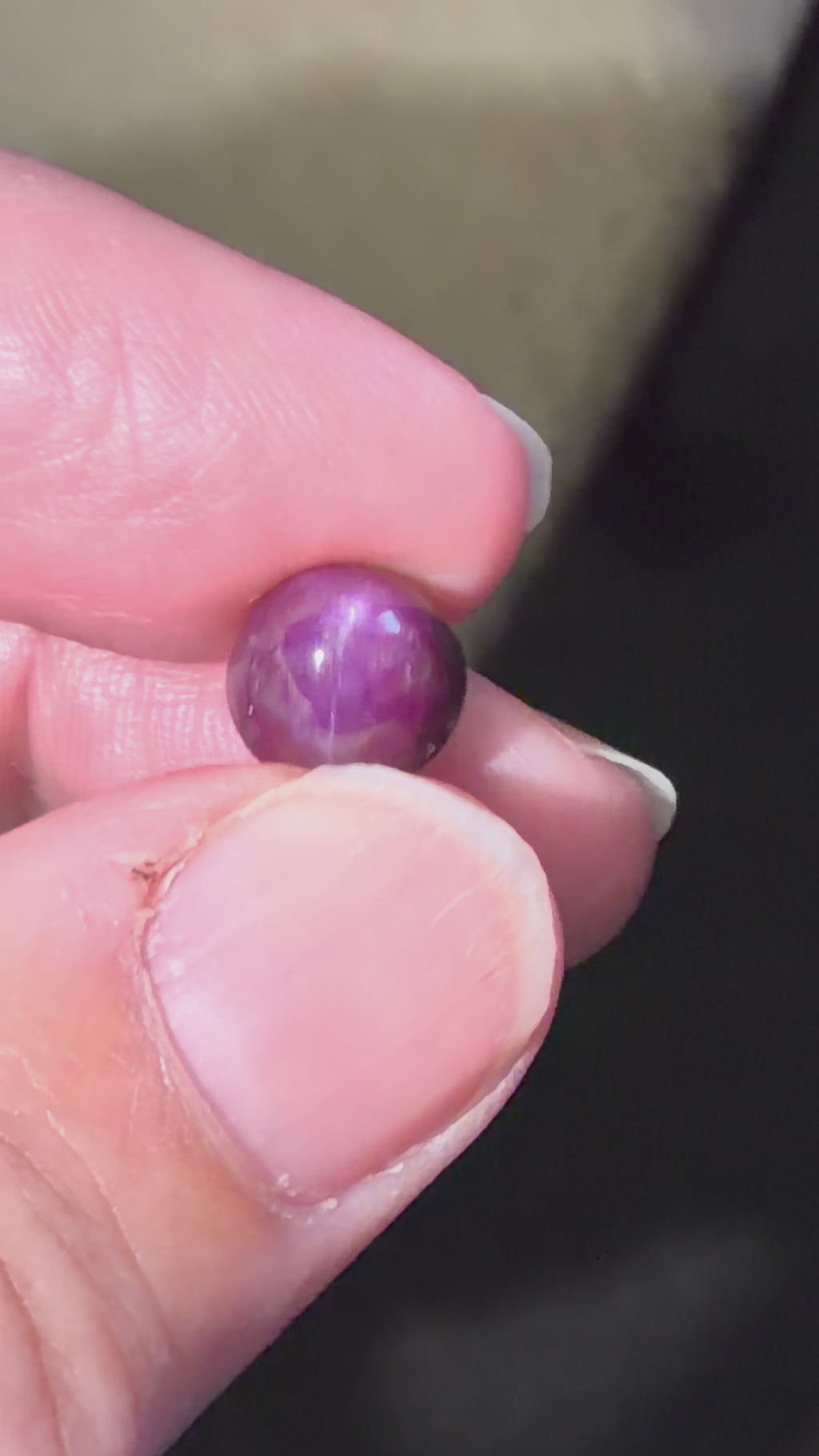 Star Ruby 8.5mm Round Cabochon 6.00ct